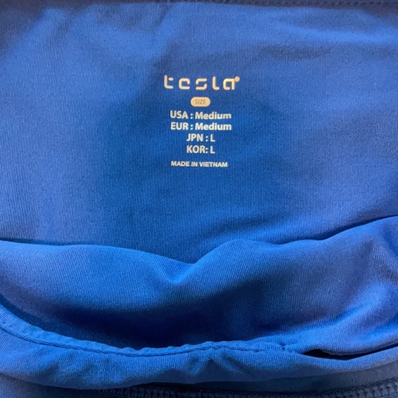 Tesla. Blue leggings. NWOT. - Picture 2 of 3